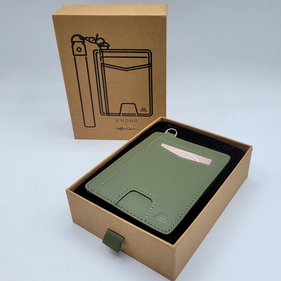 New Andar The Denner Wallet Olive - Picture 1 of 5
